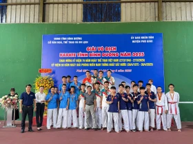 Giải vô địch Karate tỉnh Bình Dương năm 2025: Phú Giáo nhất toàn đoàn