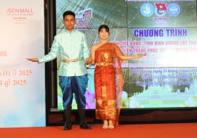Hàng trăm sinh viên tham gia ngày hội Chung dòng Mekong