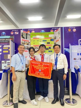 Dự án của học sinh Bình Dương giành giải Nhì cuộc thi Khoa học Kỹ thuật cấp Quốc gia