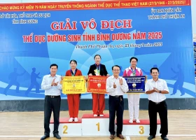 Giải vô địch thể dục dưỡng sinh 2025: TP.Thuận An nhất toàn đoàn