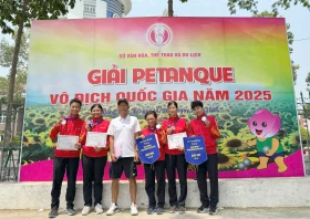 Giải vô địch Bi sắt Quốc gia 2025: Bình Dương giành 2 huy chương bạc