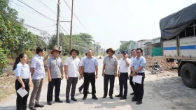 Lãnh đạo TP.Dĩ An “thúc” đẩy nhanh tiến độ các dự án trọng điểm