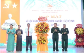 TP.Tân Uyên: Họp mặt kỷ niệm 90 năm Ngày truyền thống lực lượng Dân quân tự vệ