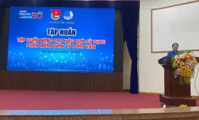 Huyện Dầu Tiếng: Tập huấn cán bộ Đoàn - Hội