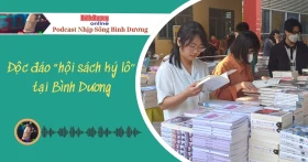 NHỊP SỐNG BÌNH DƯƠNG: Độc đáo “hội sách ký lô” tại Bình Dương