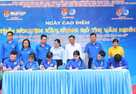 Tình nguyện vì đô thị văn minh
