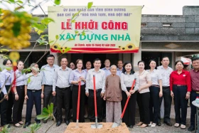 TP.Thuận An: Cơ quan, doanh nghiệp đóng góp gần 524 triệu đồng để xóa nhà tạm, nhà dột nát