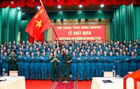 Bình Dương xuất quân huấn luyện giai đoạn 3 nhiệm vụ A50