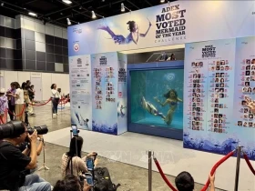 越南美人鱼团队参加2025年新加坡海洋节
