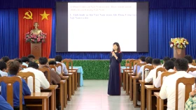 Trung tâm Chính trị TP.Tân Uyên: Khai giảng lớp bồi dưỡng nhận thức về Đảng