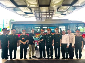 Bình Dương đón đoàn Quân đội Hoàng gia Campuchia đến Việt Nam tham gia diễu binh, diễu hành