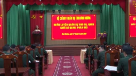 Bộ Chỉ huy Quân sự tỉnh huấn luyện quân sự