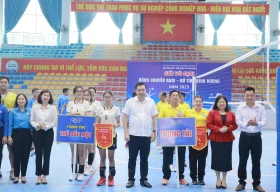 Khai mạc giải vô địch bóng chuyền tỉnh Bình Dương 2025