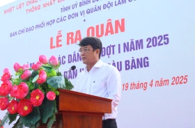 Ra quân làm công tác Dân vận tại huyện Bàu Bàng