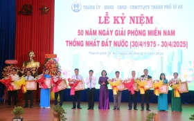 Di An city celebrates the 50th anniversary of Southern Liberation and National Reunification Day