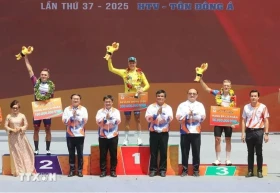 Mikhail Fokin wins yellow jersey at 2025 national HTV cycling cup