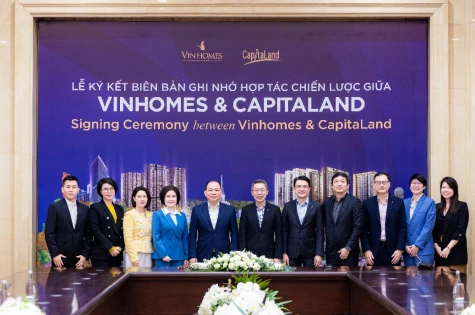 CapitaLand Development ký kết cùng Vinhomes phát triển dự án 800 triệu USD