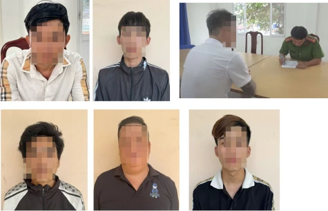 Tạm giữ nhóm thanh niên mang hung khí đập phá quán ăn