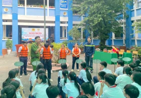 Tuyên truyền phòng, chống tai nạn thương tích, đuối nước, phòng cháy chữa cháy cho học sinh