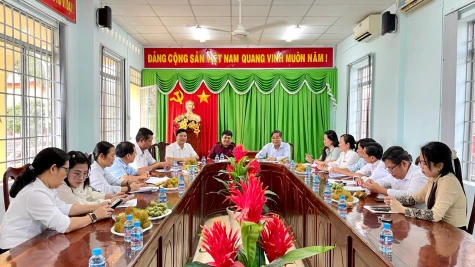 Khảo sát bố trí trụ sở làm việc các xã huyện Phú Giáo sau sáp nhập