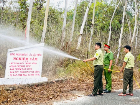 Căng sức phòng lửa, giữ rừng