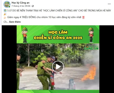 Coi chừng bị lừa đảo khi cho con tham gia “trại hè” trên mạng xã hội