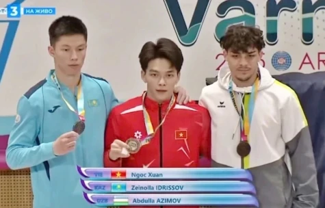 Vietnam wins gold at 2025 FIG Artistic Gymnastics World Cup
