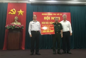 Binh Duong donates VND 2 billion to the Navy to build CQ ship