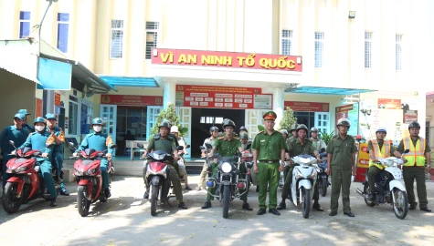 Tăng cường tuần tra, kiểm soát bảo đảm an ninh trật tự, an toàn giao thông
