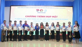 Huyện Phú Giáo: Tuyên dương các cá nhân, tập thể tiêu biểu trong hoạt động Đội