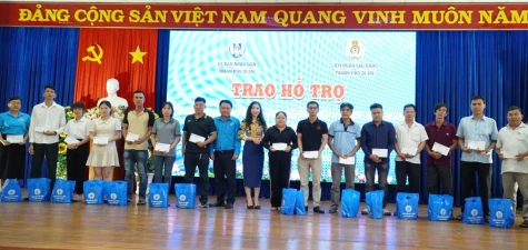 Liên đoàn lao động Tp.Dĩ An: Nhiều hoạt động chăm lo cho đoàn viên, người lao động