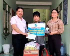 Tiết kiệm giúp đỡ hội viên, phụ nữ có hoàn cảnh khó khăn