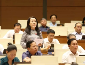 Sáng 21-5, Quốc hội thảo luận về sửa đổi, bổ sung một số điều của Luật Bầu cử