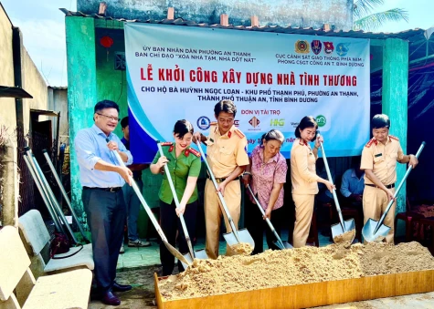 Phòng Cảnh sát giao thông Công an tỉnh: Chung tay xóa nhà tạm, nhà dột nát