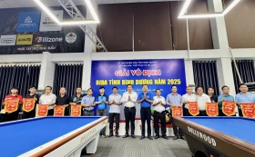 Khai mạc Giải vô địch Bida tỉnh Bình Dương năm 2025