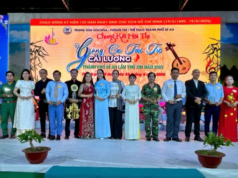 Hấp dẫn vòng chung kết Hội thi “Giọng ca Tài tử - Cải lương” TP.Dĩ An mở rộng lần XIII