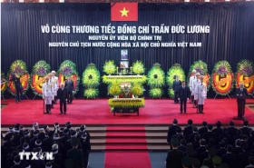 Cử hành trọng thể Lễ truy điệu nguyên Chủ tịch nước Trần Đức Lương
