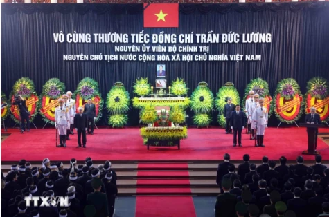 Cử hành trọng thể Lễ truy điệu nguyên Chủ tịch nước Trần Đức Lương