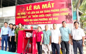 Hiệu quả từ mô hình “Tổ liên gia an toàn phòng cháy chữa cháy”