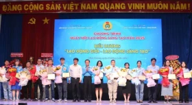 Spreading the practice of studying and following Uncle Ho among workers