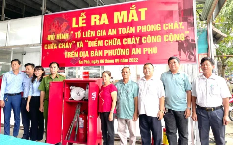 Hiệu quả từ mô hình “Tổ liên gia an toàn phòng cháy chữa cháy”