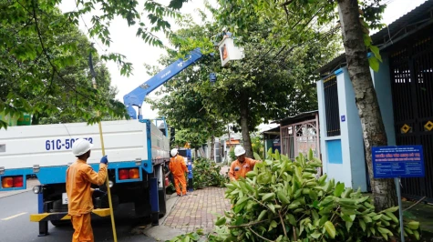 Bảo đảm an toàn lưới điện mùa mưa