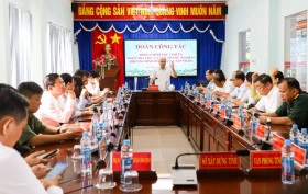 Bí thư Tỉnh ủy kiểm tra vận hành thử nghiệm phường Bình Dương và Thuận Giao sau sáp nhập