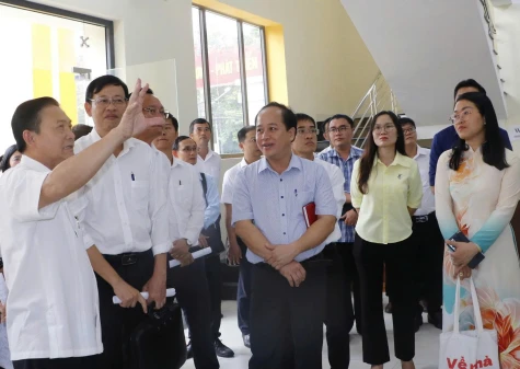 Lãnh đạo tỉnh kiểm tra vận hành thử nghiệm phường Tây Nam