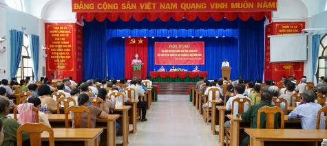 Đại biểu HĐND tỉnh tiếp xúc cử tri tại một số xã, phường trên địa bàn TP.Tân Uyên