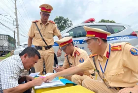Xử lý nghiêm vi phạm tốc độ trên các tuyến đường