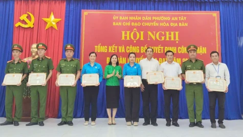 Phường An Tây, TP.Bến Cát: Hiệu quả từ công tác chuyển hóa địa bàn trọng điểm về an ninh trật tự