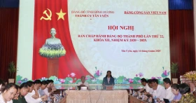 Thành ủy Tân Uyên: Thực hiện đạt và vượt 12/26 chỉ tiêu nghị quyết đề ra