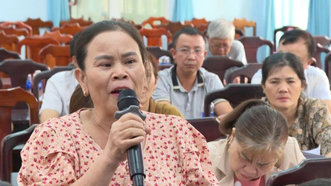 Chủ tịch HĐND tỉnh tiếp xúc cử tri phường An Điền, TP.Bến Cát