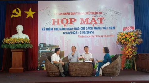 TP.Thuận An: Họp mặt kỷ niệm 100 năm Ngày Báo chí Cách mạng Việt Nam